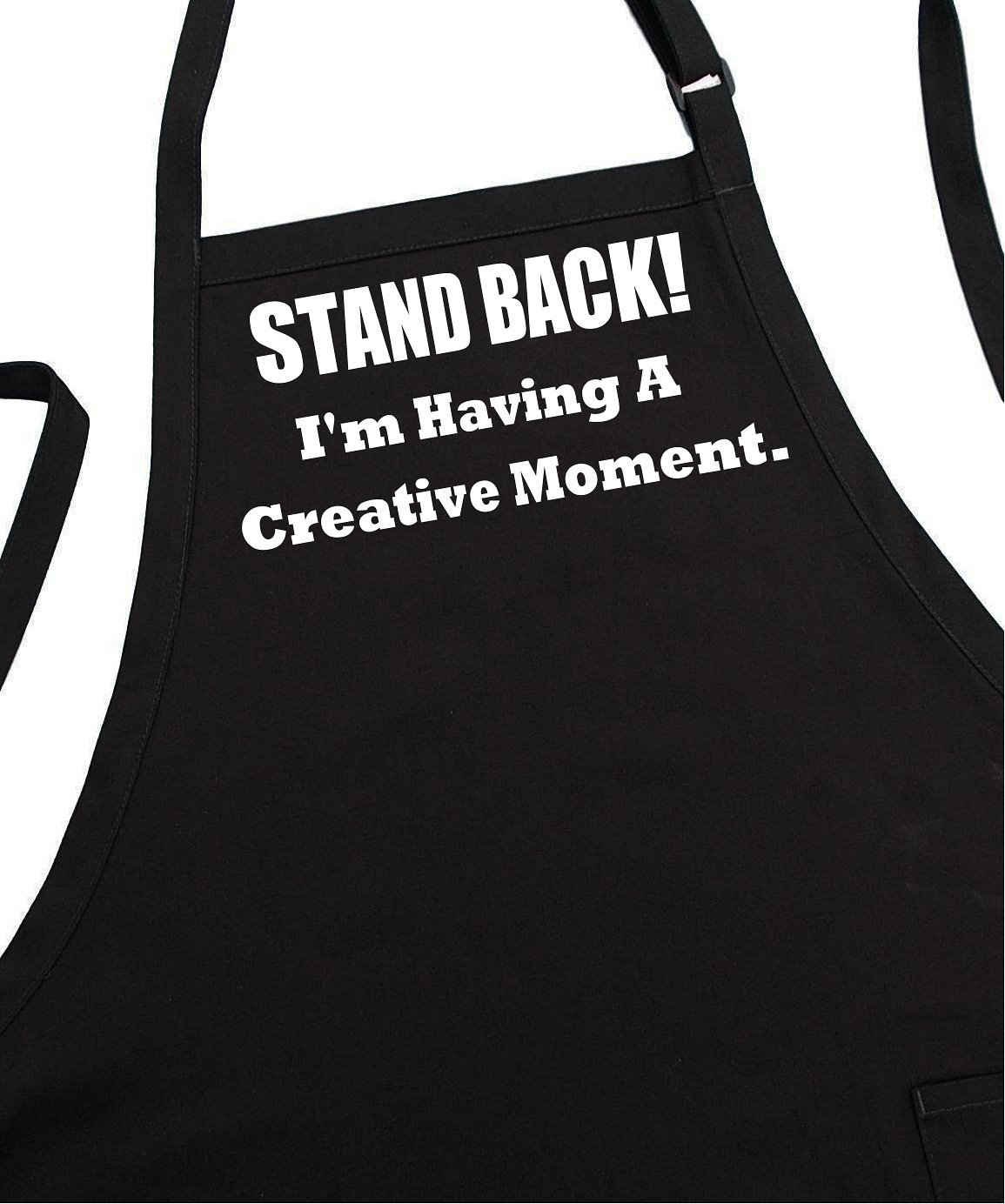 Funny Cooking Apron Stand Back Novelty Kitchen Black Aprons For Women And  Men