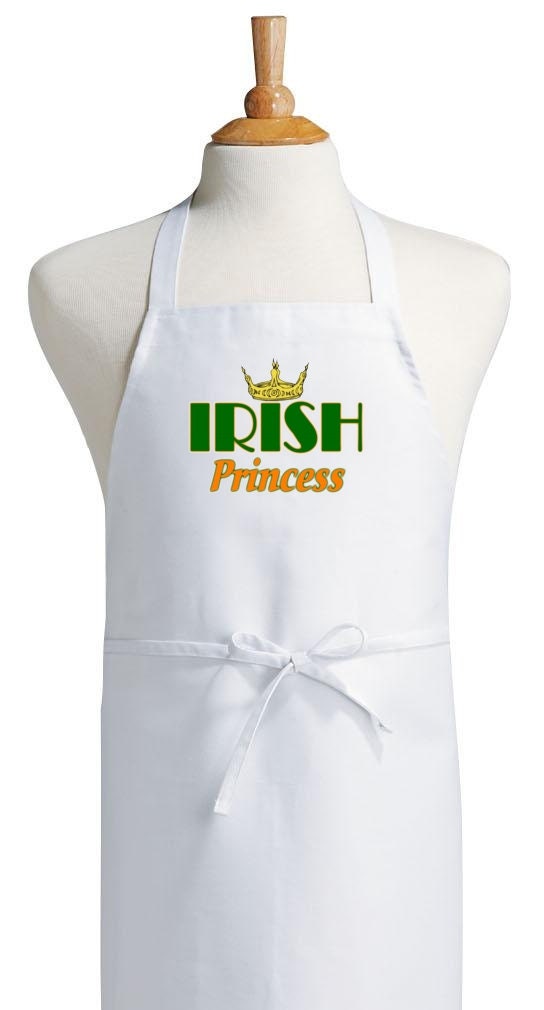 St Patricks Aprons For Women Irish Princess Cooking Apron