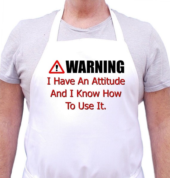 Novelty chef aprons deals