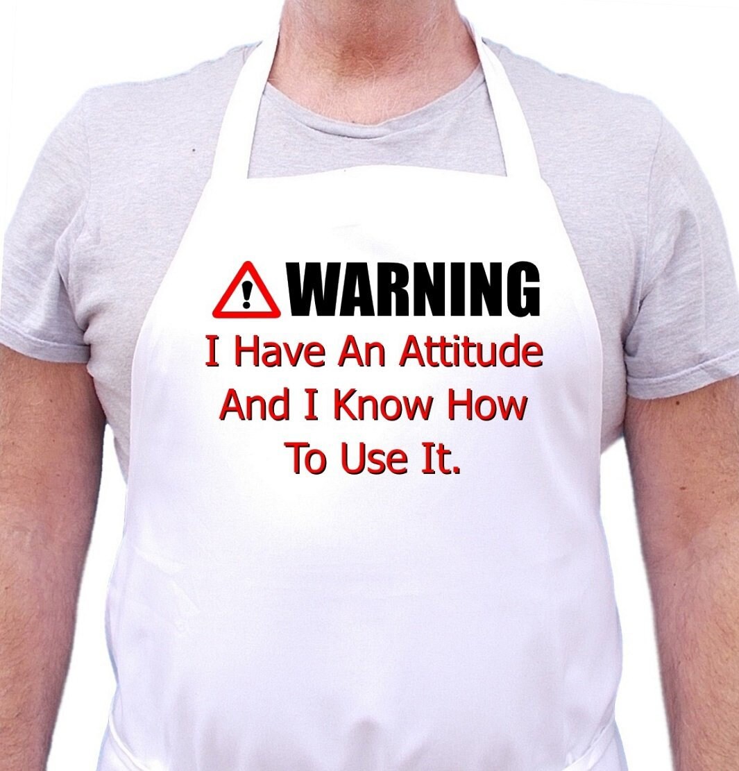 funny chef apron