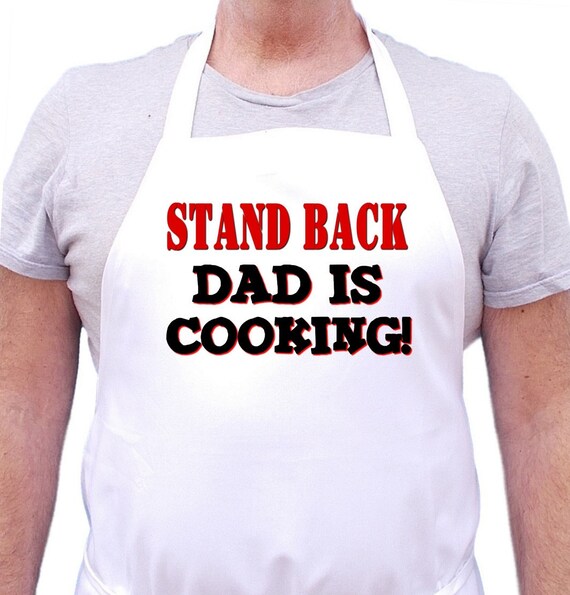 Funny Cooking Apron Stand Back Novelty Kitchen Black Aprons For Women And  Men