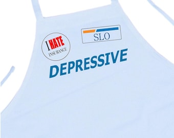 Funny Halloween Costume For Cooks Depressive I Hate Insurance, Progressive Commercial Parody
