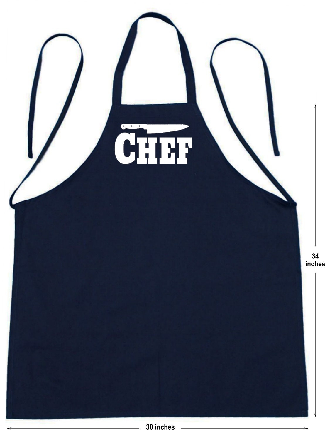 Black Chef Aprons For Men And Women, BBQ Grilling Aprons With Extra