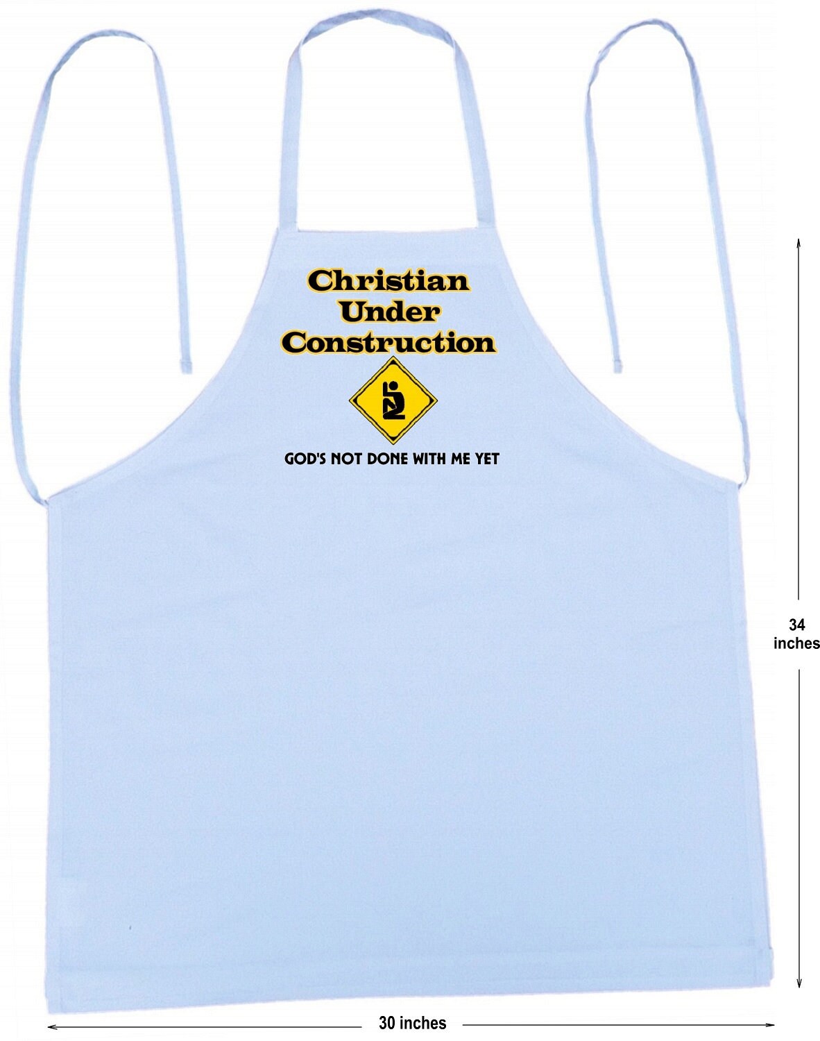 Religious Church Aprons Christian Under Construction Chef Etsy Hong Kong