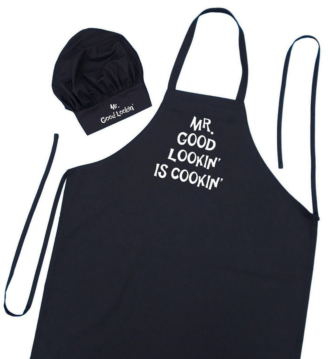 Mr.Good Lookin' is Cookin'，Oven Mitts and Pot Holders Sets of 2，Funny Oven  Mitt，Birthday Gifts for Men,Great Birthday Gifts for Dad Boyfriend