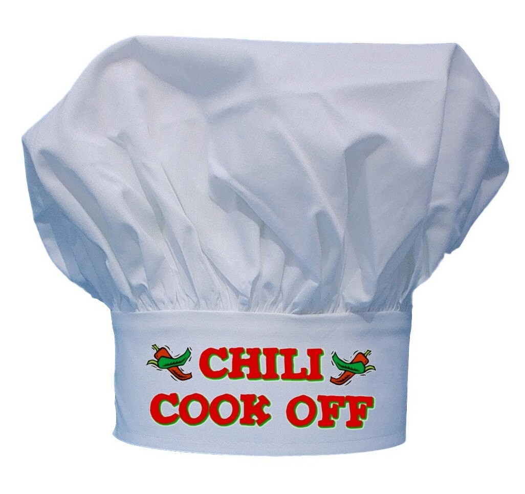 Chili Cook Off Chef Hats White Cooks Caps For The Kitchen Etsy