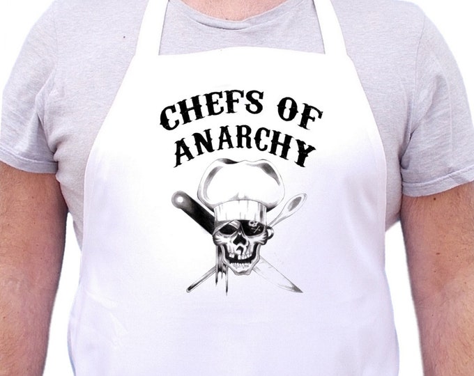 Cooking Aprons Chefs Of Anarchy Novelty Kitchen Aprons