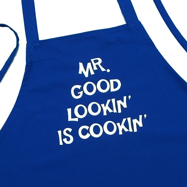 Delantal de cocina "El Sr. Guapo", un divertido regalo para barbacoa