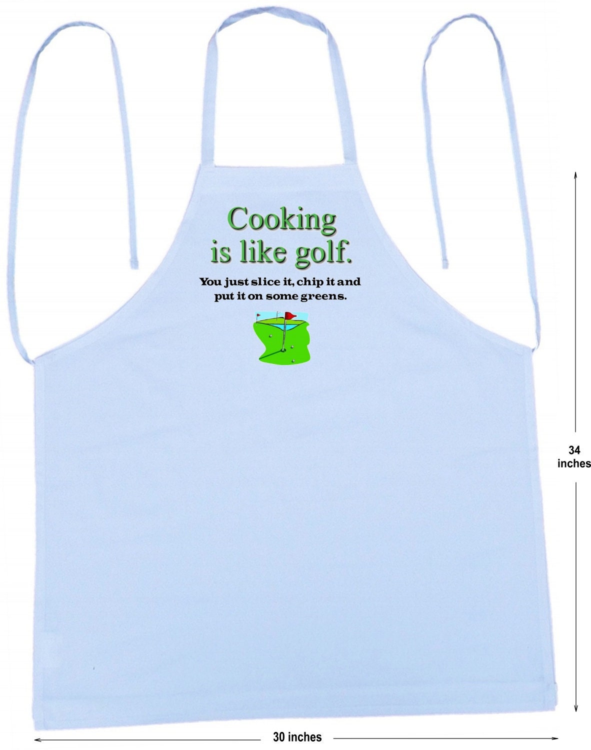 Funny Novelty Aprons Golfing Gift Ideas Cooking Is Like Golf, Golfers