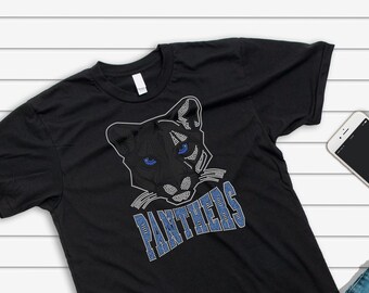 Carolina panthers rhinestone shirt Clearance
