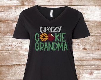 Cookie Grandma Shirt - Cookie Coordinator - Cookie Mama - Girl Troupe - Cookie Season Shirt - Ladies Clothing - Plus Size Available