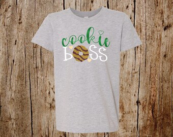 Cookie Boss - It's Cookie Season - Cookie Seller Shirt - Cookie Shirt - Glitter - Sisterhood Shirt - Girl Troupe - Cookies - Scout Shirt