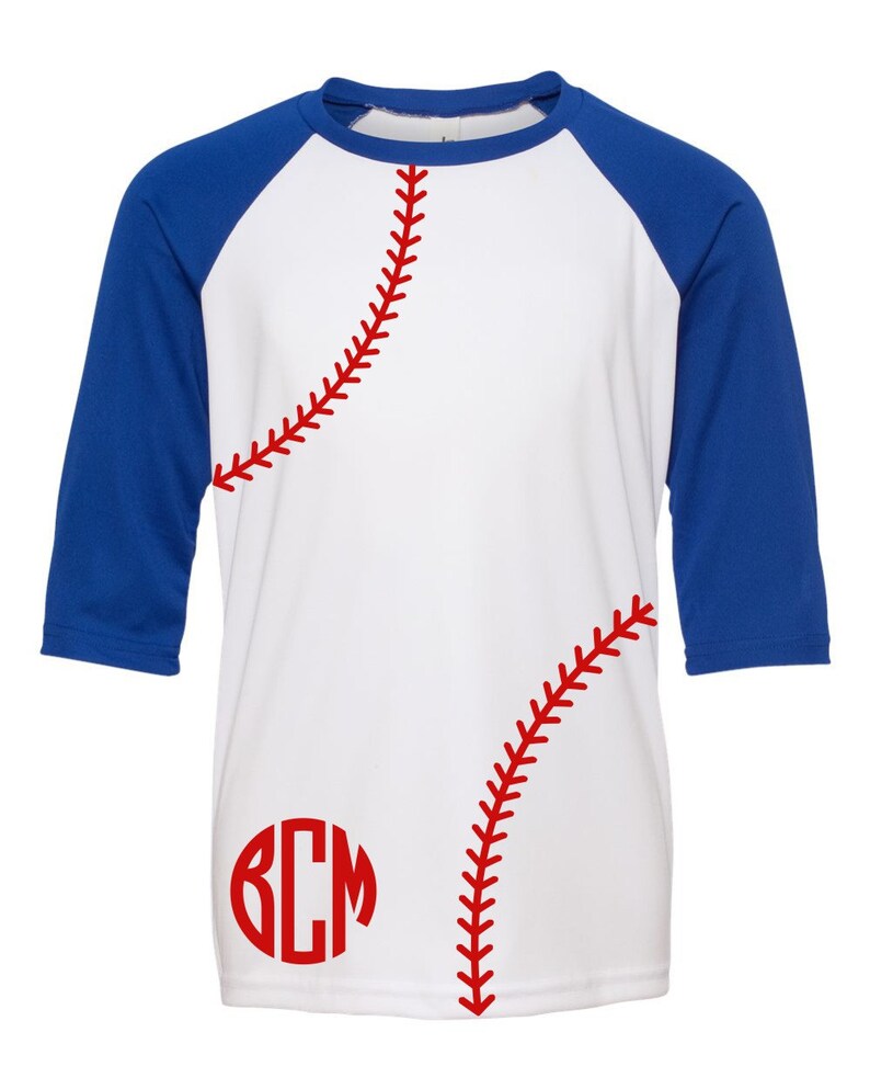 Baseball Mom Shirt Monogram Baseball Shirt Baseball Laces Etsy
