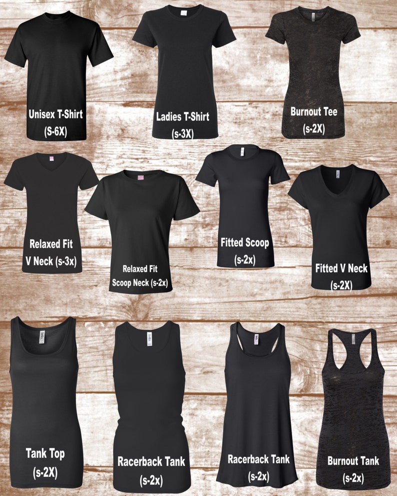 Puede incluir: Una variedad de camisetas negras, tops de tirantes y tops de tirantes de espalda nadadora en diferentes estilos y tallas. Las camisetas son todas de color negro liso y no tienen gr&aacute;ficos ni dise&ntilde;os. Las tallas van de la S a la 6X.