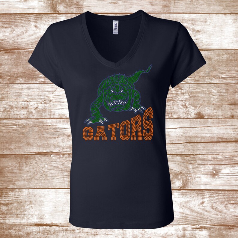 Gators Bling Shirt Gator Shirt Football T-shirt - Etsy