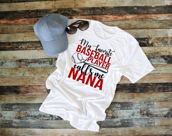 My Favorite Baseball Player Calls Me Grandma Shirt For Nana My Favorite Baseball Player Calls Me Grandma Shirt For Nana
