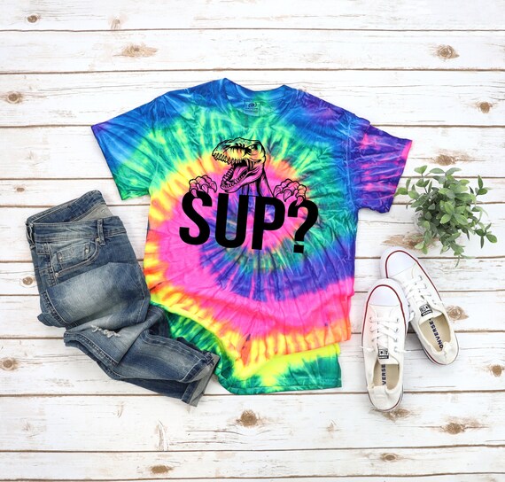 Tie Dye Dinosaur Shirt Dinosaur Shirt Youth Dinosaur Shirt