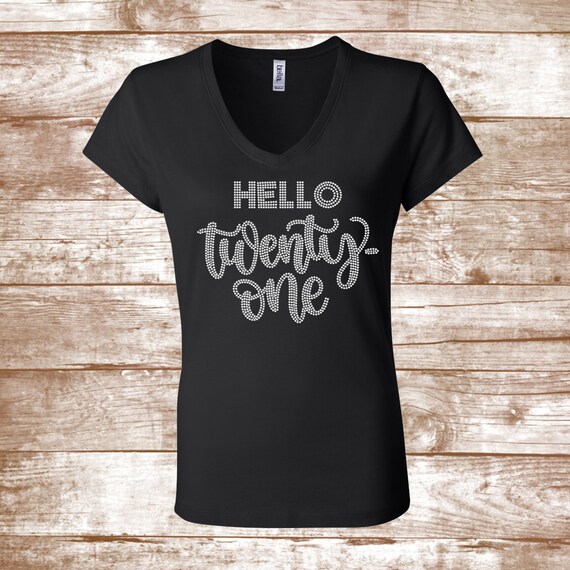 Birthday Shirt - 21st Birthday - Ladies Clothing - Plus Size Available - Finally 21 - Finally Legal Bling Shirt - 21 Bling Shirt - Birthday