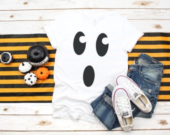 Ghost Tee - Chemise fantôme - Chemise Halloween - Halloween - T-shirt d’Halloween femme - T-shirt d’Halloween unisexe - Chemise taille plus - T-shirt effrayant - Automne