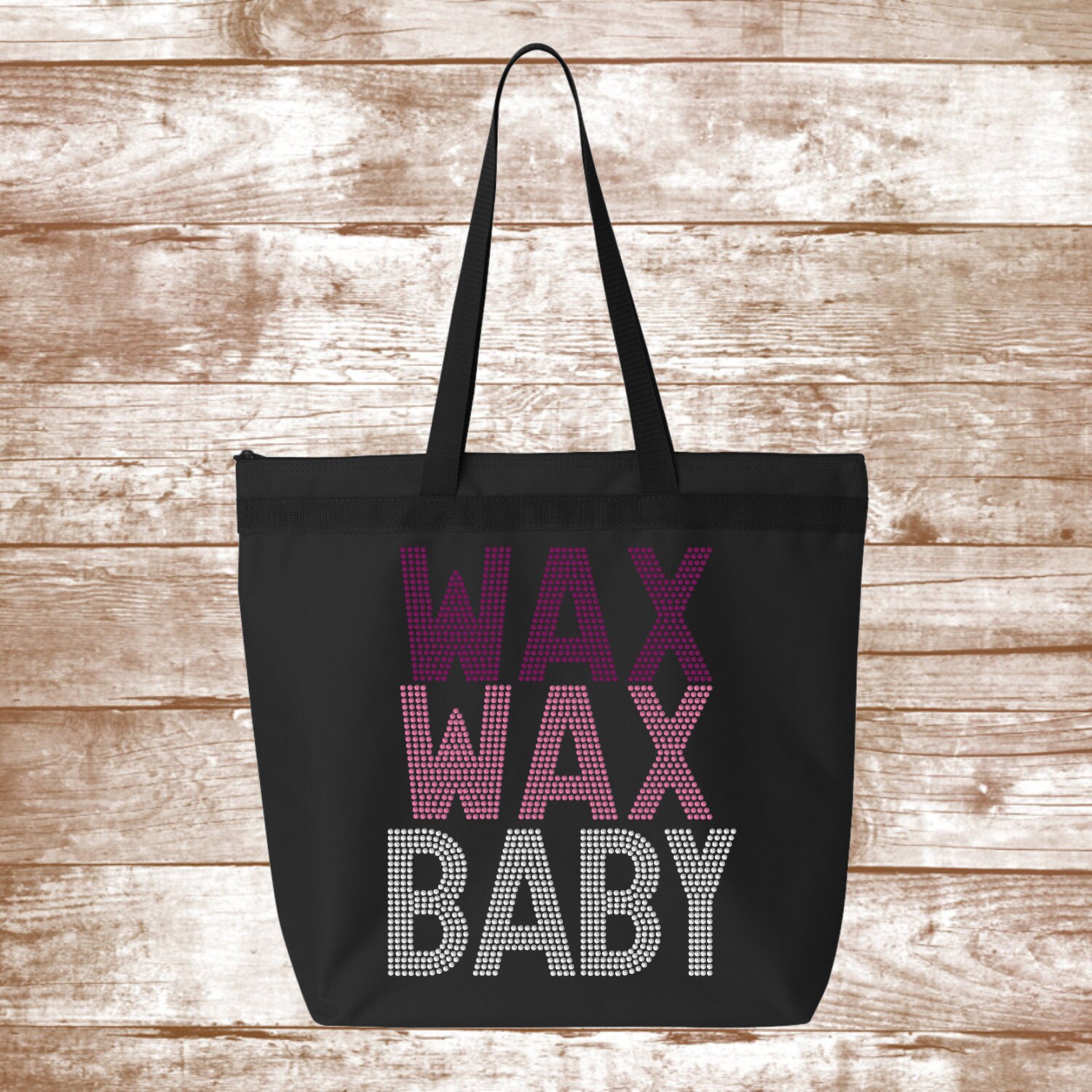 Tote bag wax is the new black cheap