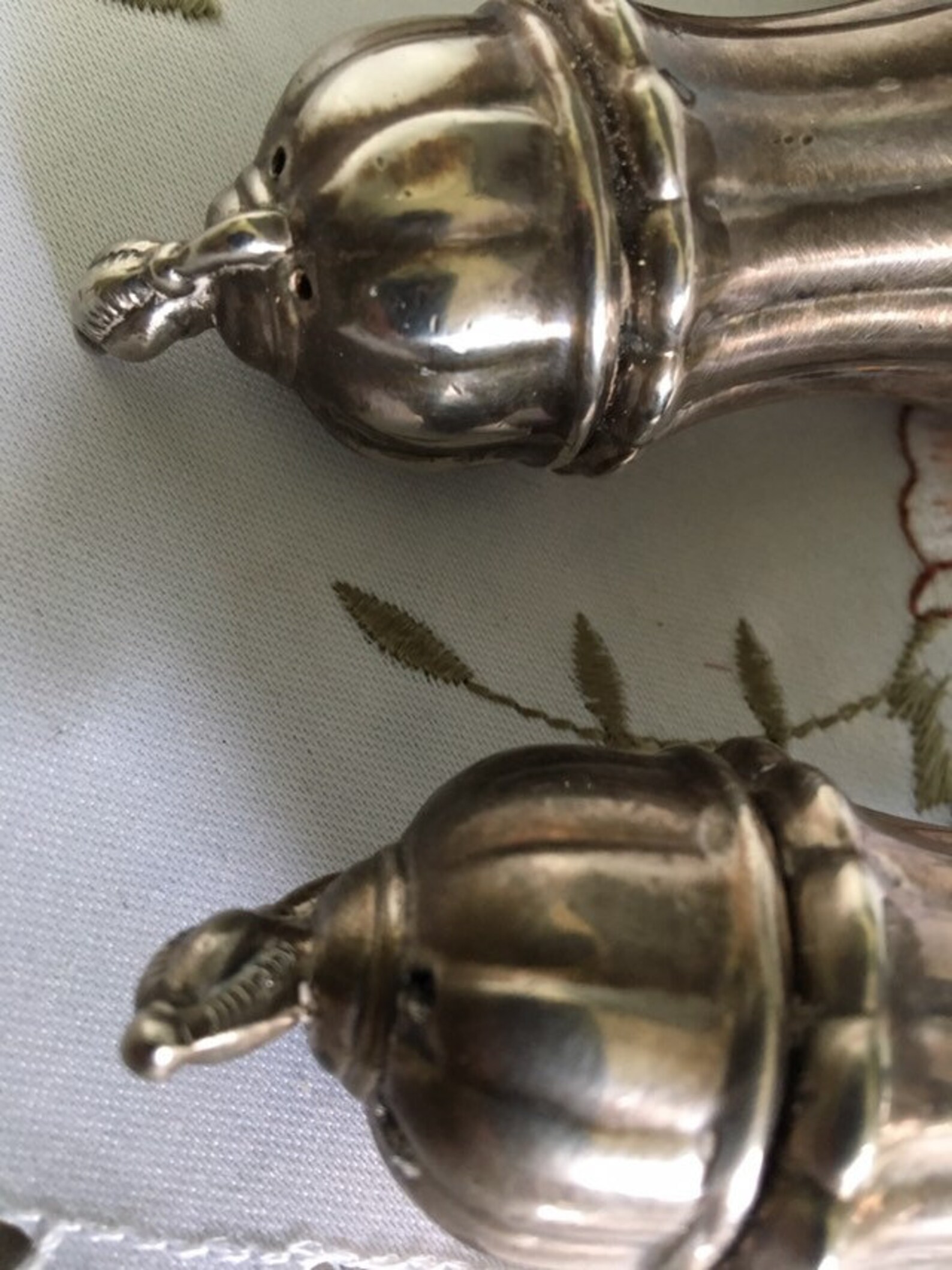Antique Lead Ornate EP SilverPlated Lead Salt and Pepper Etsy