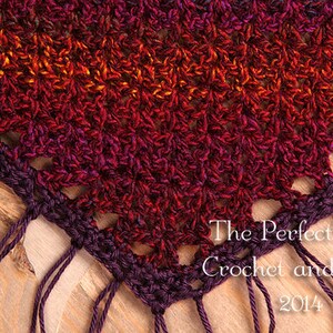 PDF Crochet Pattern Vestured Scarf image 3