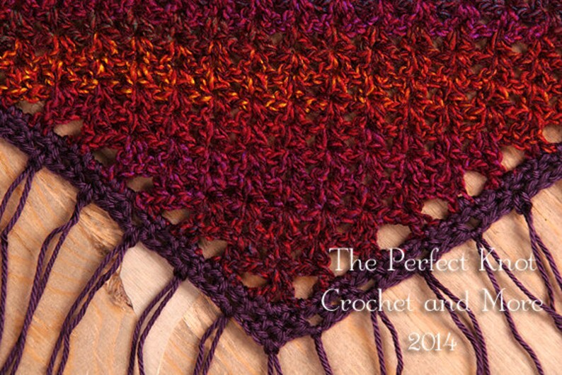 PDF Crochet Pattern Vestured Scarf image 3