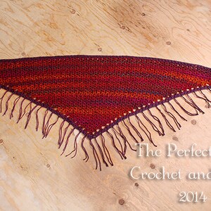 PDF Crochet Pattern Vestured Scarf image 2