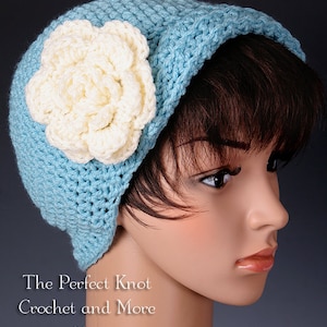 PDF Crochet Pattern - Felicity Flapper Cloche Hat