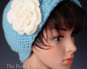 PDF Crochet Pattern - Felicity Flapper Cloche Hat