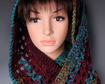 PDF Crochet Pattern File - The NOW Cowl