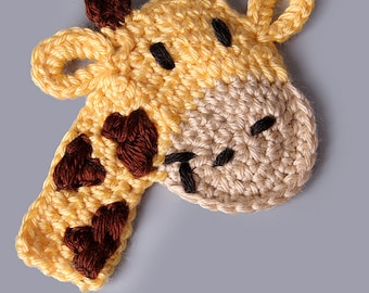 PDF Crochet Pattern File - Freddie or Lola Giraffe Applique
