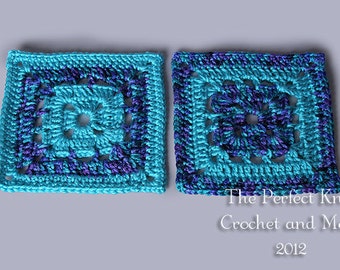 PDF Crochet Pattern File - Just before Dawn 6 Inch Square