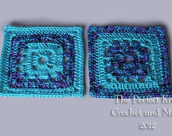 PDF Crochet Pattern File - Just before Dawn 6 Inch Square