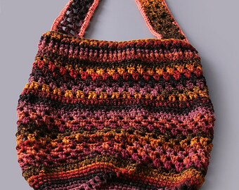 PDF Crochet Pattern File - Hurricane Spiral Bag