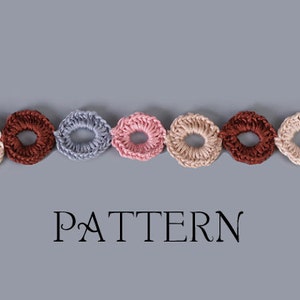 PDF PATTERN FILE - Super Easy Links Bracelet Crochet Pattern