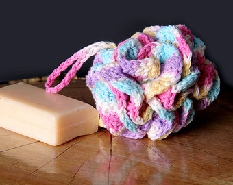 PDF PATTERN FILE - Cotton Spa Bath Puffy Crochet Pattern