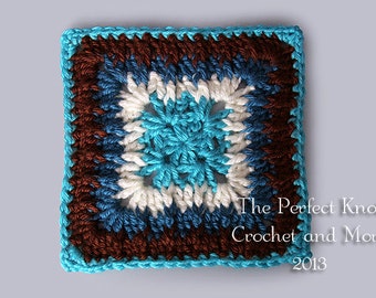 PDF Crochet Pattern File - Caleb's Cables 6 Inch Square