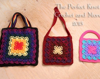 PDF Crochet Pattern File - Bavarian Bag - 3 Sizes