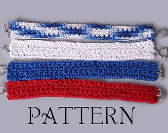 PDF Crochet Pattern - Star Stitch Bracelet