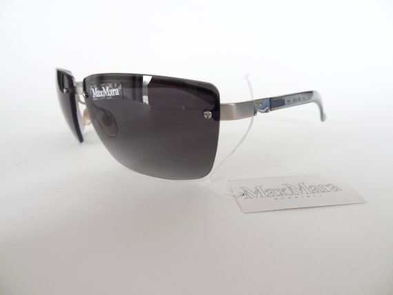 Max Mara Rimless Grey Fade Gradient Sunglasses Vintage 1990s  display picture 1