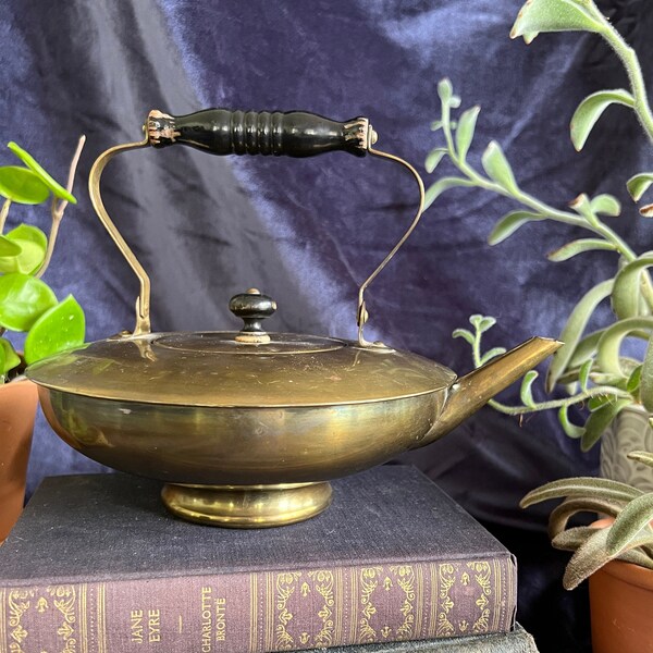 Brass Teapot Etsy
