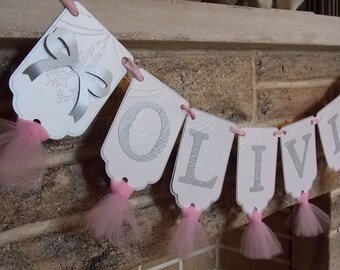 Baby Name Banner - Etsy