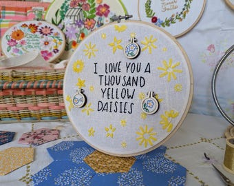 Mini Embroidery Hoop Needle Minder: Repurposed Vintage Needle Keeper