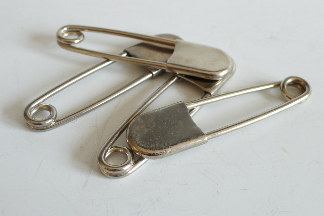 Antiguo industrial metal lavandería tipo pines conjunto de 4 | Etsy