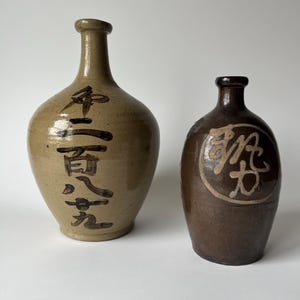 Early 20th C. Antique Sake Bottles