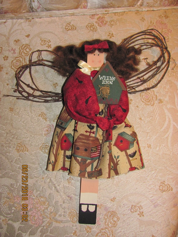 Bild Rundes Relief Schutzengel Engel mit Kindern