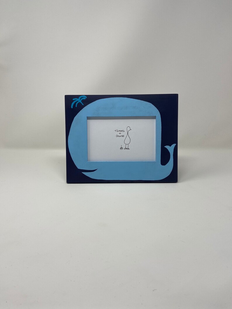 Belly of the Whale Picture Frame. Whale. Blue Whale. Kid Gift. Baby Shower Gift Etsy