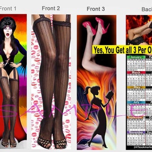 Sexy Legs 2021 Calendar Bookmarku Get All 3 Unique Pin Up Etsy