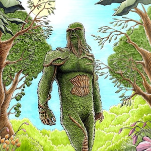 Springtime Swamp Thing - SIGNIERT 11x17 DC Comics Kunstdruck